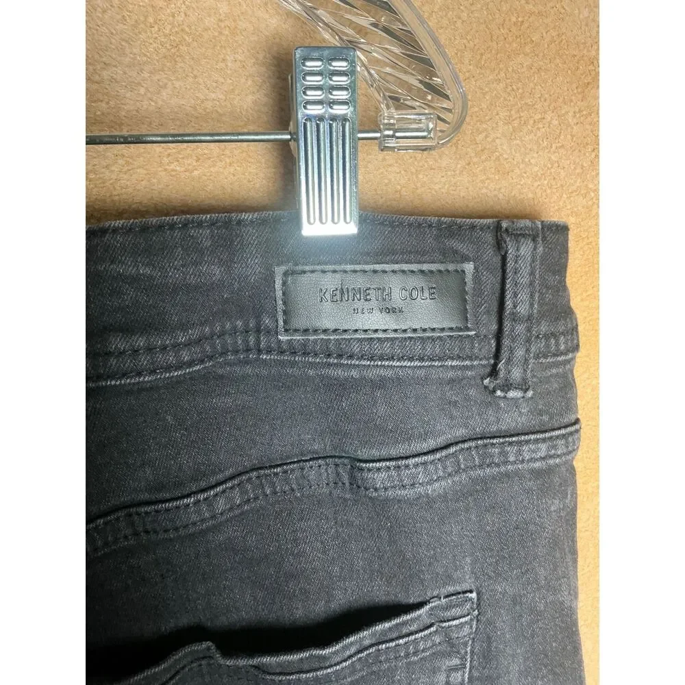 Kenneth Cole Mens Jeans Dark Wash Straight‎ Fit Size 44x30 BCI Cotton